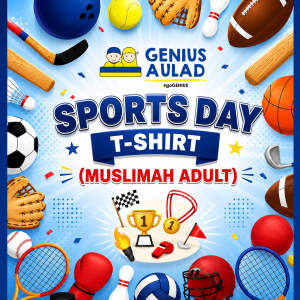 (PRE-ORDER) MUSLIMAH SPORT DAY T-SHIRT 2026 (FEMALE ADULT)