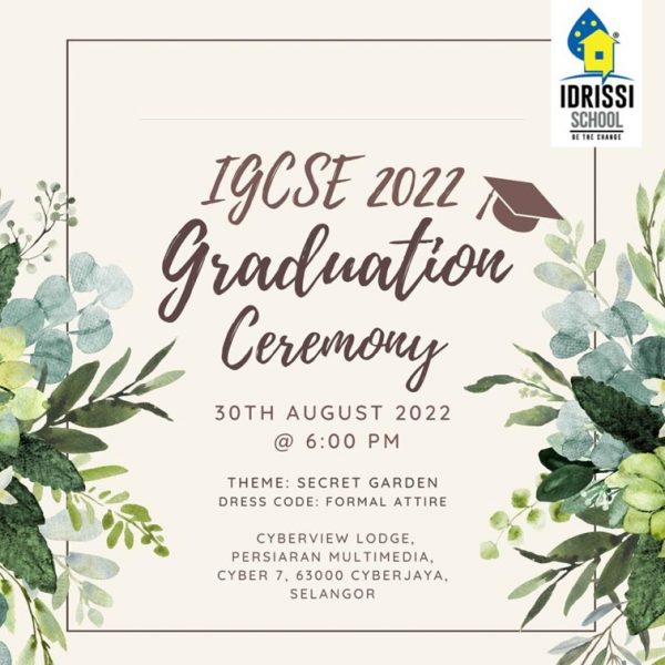 IGCSE 2022 Graduation Ceremony