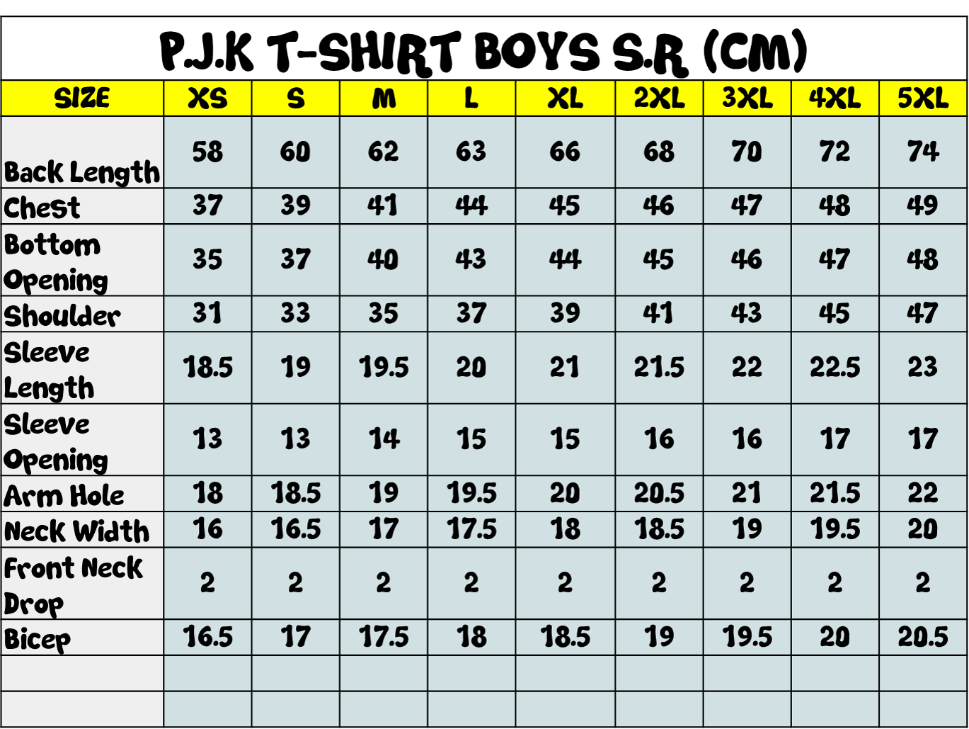 BOYS PJK T-SHIRT (PRIMARY) – Sekolah Tinta